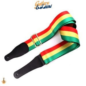 Sangle en coton aux couleurs rastafari